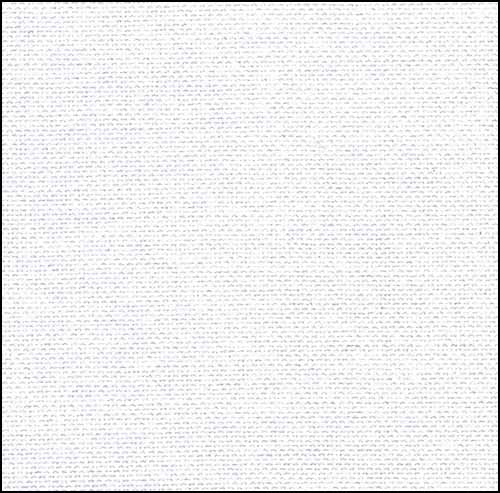 56ct Zweigart Kingston Fabric - White ~ Fat 1/4