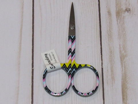 Embroidery Scissors ~ Colorful ZigZag