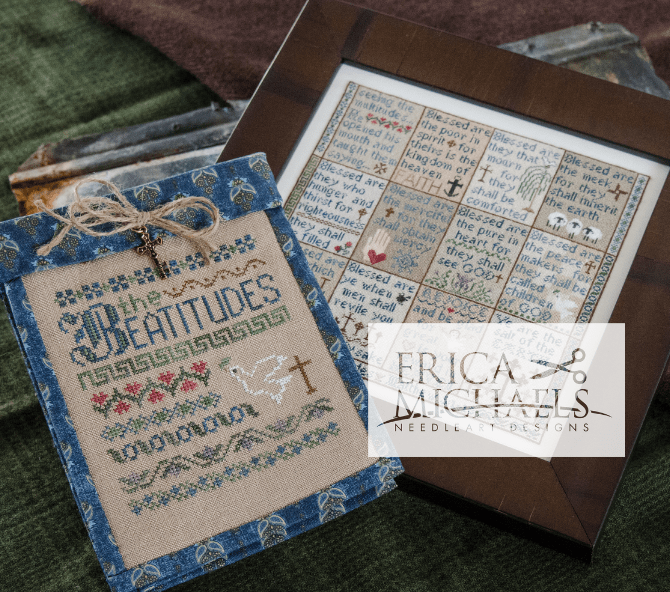 Erica Michaels Designs ~ The Beatitudes - Part 2  (Middle Row, 4 designs)