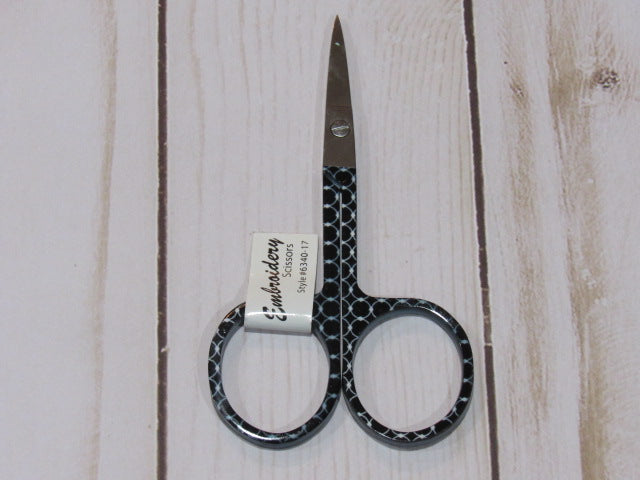 Embroidery Scissors ~ Black & White