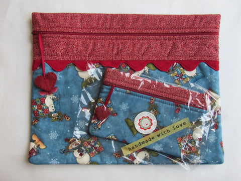 SewMuch2Luv Project & Sidekick Bag  Set of 2 ~ Winter Time! ~ One of a Kind