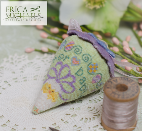 Erica Michaels Designs ~ Easter Babies Berry ~ Silk Berry Collection w/silk gauze