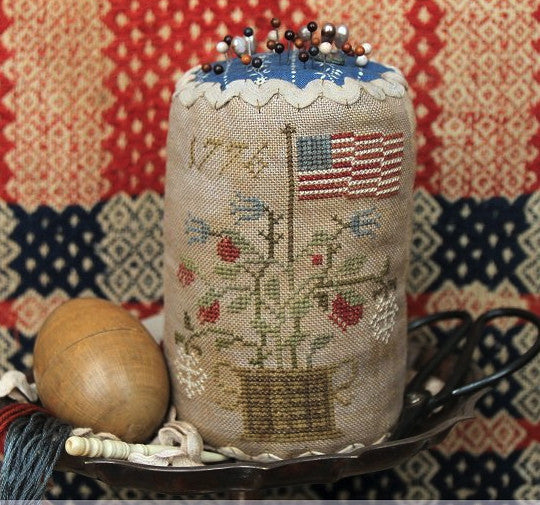 Heartstring Samplery ~ Grand Old Flag Pin Drum