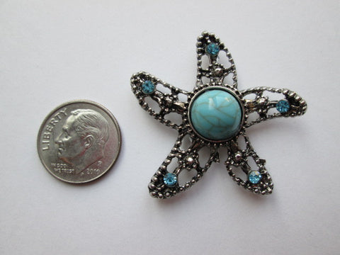 Needle Minder ~ Turquoise Starfish