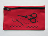 Needle & Scissors ~ Small Glitter Gadget Bag (various colors!)