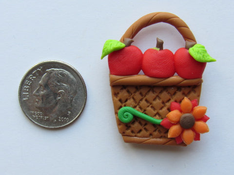 Needle Minder - Fall Basket #1 (Clay)