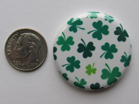 1.25" Button Magnet ~ Shamrocks #3