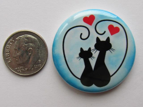 1.25" Button Magnet ~ Cat #7