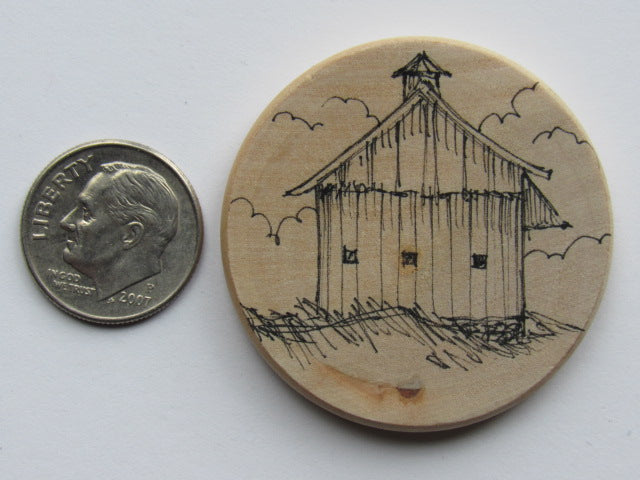 Michelle Palmer Needle Minder ~ Old Barn A2 (One of a Kind!)