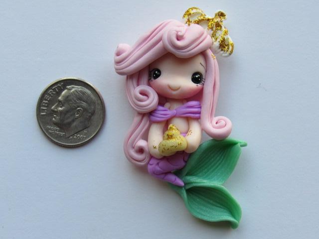 Needle Minder - Mermaid w/Crown (Clay)