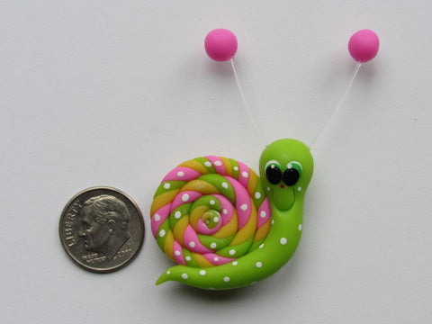Needle Minder ~ Adorable Snail (Clay)