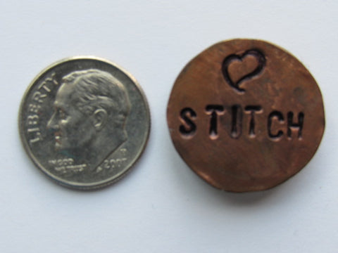 Needle Minder - "Love Stitch" Lucky Penny (Limited # available!)