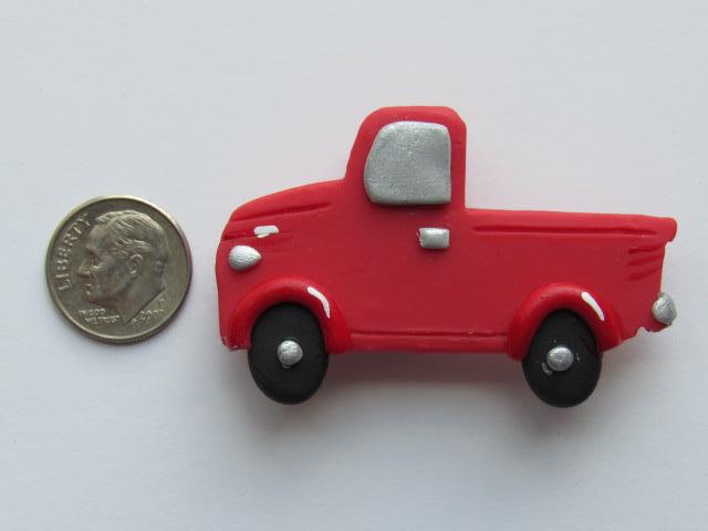 Needle Minder ~ Red Truck (Clay)