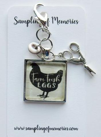 Sampling of Memories ~ Farm Fresh Eggs Scissors Keep (VERY Limited #)