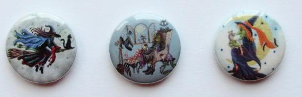 Zappy Dots Silver Zinger Set ~ Glendon Place 3 Witches Set