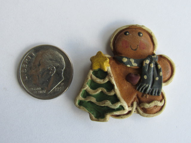 Needle Minder  ~ Gingerbread Man w/Tree