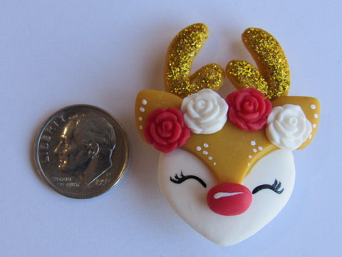 Needle Minder ~ Rachel Reindeer (CLAY)