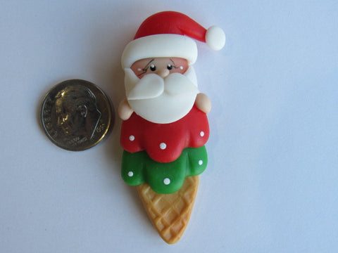 Needle Minder - Santa's wants ice cream! (Clay)