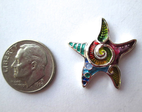 Needle Minder ~ Small Colorful Starfish