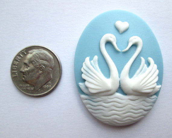 Needle Minder ~ Blue Swans