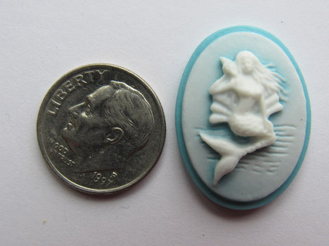 Needle Minder ~ Blue Mermaid Cameo