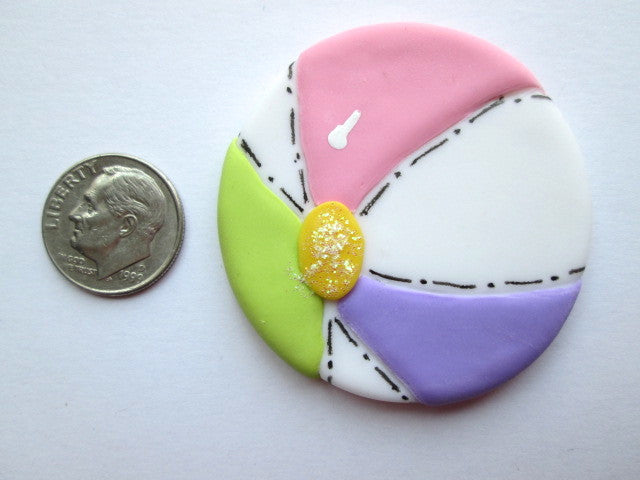 Needle Minder ~ Pastel Beach Ball (Clay)