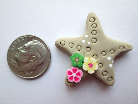 Needle Minder ~ Sandy Starfish  (Clay)