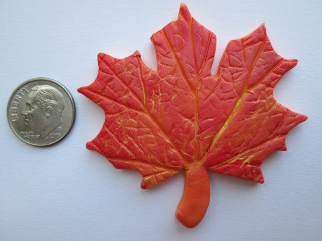 Needle Minder ~ Autumn Leaf (Clay)