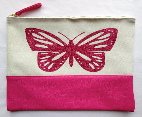 Project Zipper Bag - Glitter Butterfly