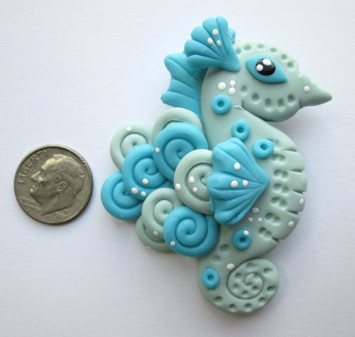 Needle Minder ~ Seraphina Seahorse (Clay)
