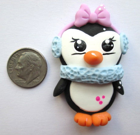 Needle Minder - Pearl Penguin (Clay)