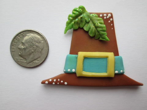 Needle Minder - Brown Pilgrim Hat (Clay)