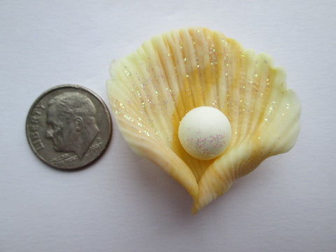 Needle Minder ~ Clay Shell with Pearl (Various Colors)