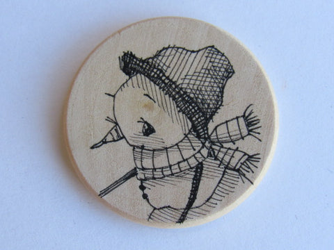 Michelle Palmer Needle Minder ~ Snowman N9 (One of a Kind!)