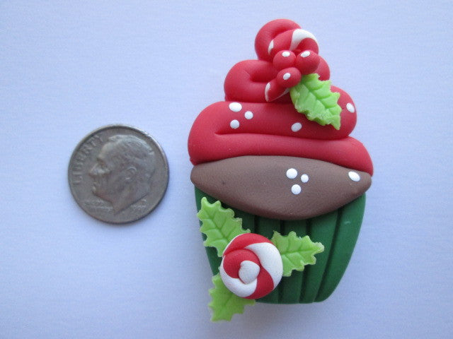 Needle Minder - Chocolate Mint Cupcake (Clay)
