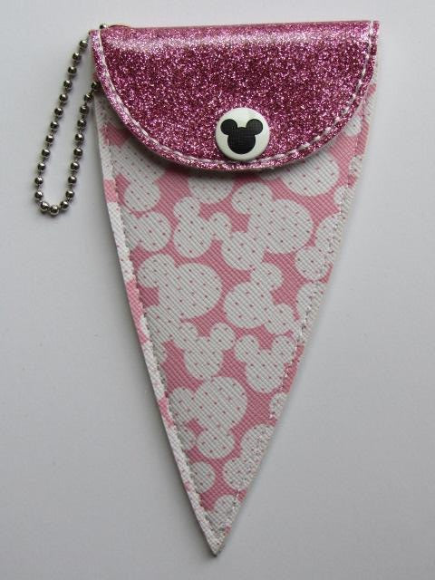 Scissor Case ~ Mauve Sparkles Mouse  (ONE OF A KIND!)
