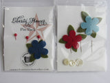 Summer House Stitche Workes ~ Liberty Hill Farms Pattern & Flower Pins *LIMITED # AVAILABLE!