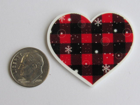 Needle Minder ~ Buffalo Plaid Heart