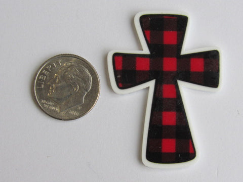 Needle Minder ~ Buffalo Plaid Cross