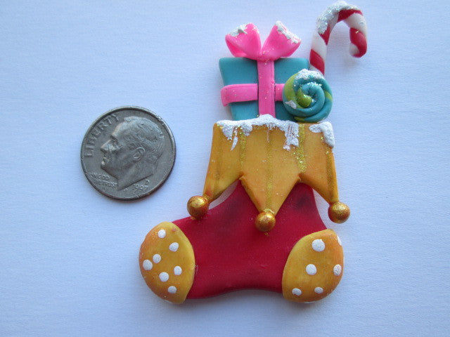 Needle Minder - Jolly Stocking (Clay)