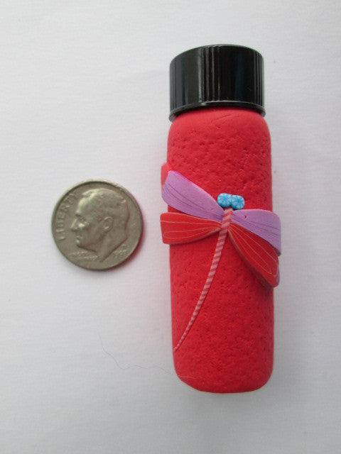 Clay & Glass Needle Case - Beautiful & One of a Kind! #12