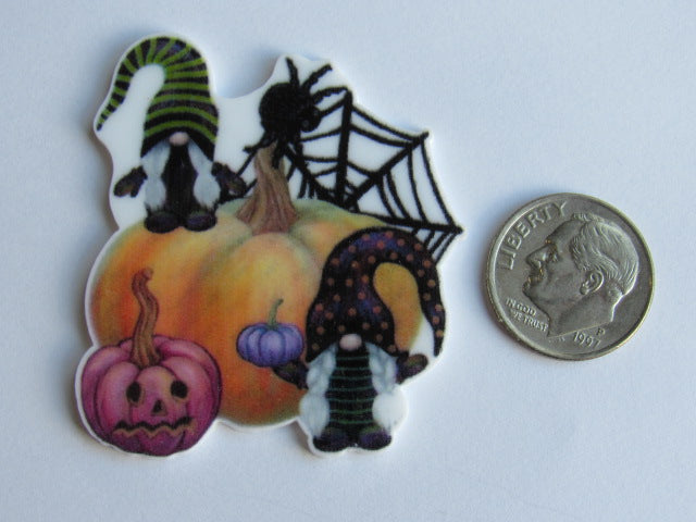 Needle Minder ~ Gnomes Spooky Pumpkin