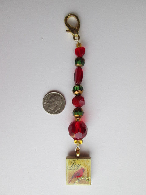 Christmas Cardinal Fob #1