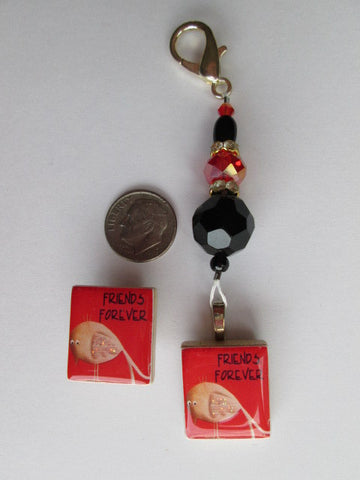 Friends Forever Mini Fob & Magnet Set