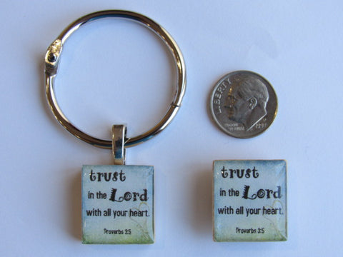DSL Exclusive Floss Ring & Needle Minder SET ~ Trust in the Lord