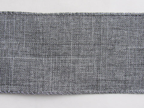 36ct Linen Banding ~ Stone Gray ~ 2 1/2" Wide X 36"