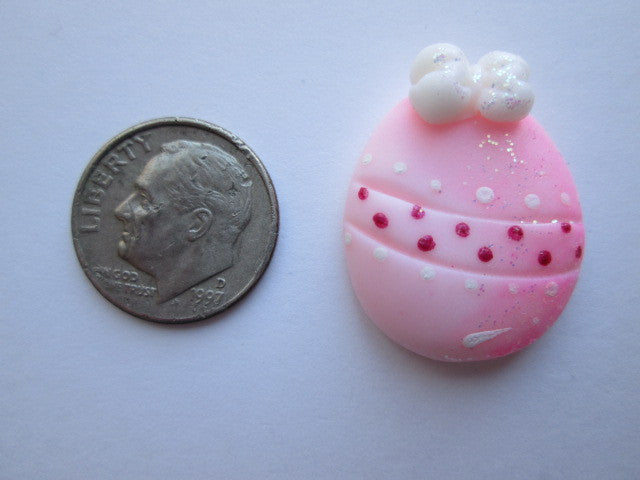 Needle Minder ~ Little Pink Egg (Clay) Precious!