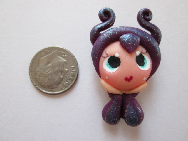 Needle Minder ~ Maleficent's Little Sister (Clay) ONE OF A KIND!