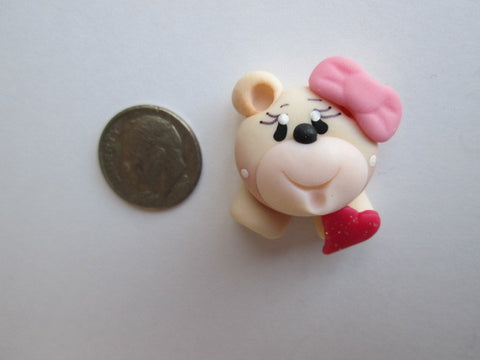 Needle Minder ~ Sweet Bear (Clay) ONE OF A KIND!