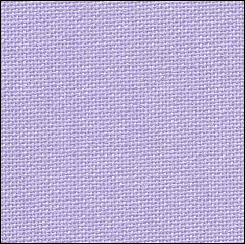 32ct Lugana ~ Lavender ~ Random Cut ~ 13 1/2" X 27"